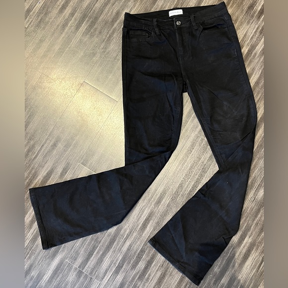 Studio Blue Black Boot Leg Jeans Size 29 - Picture 1 of 7